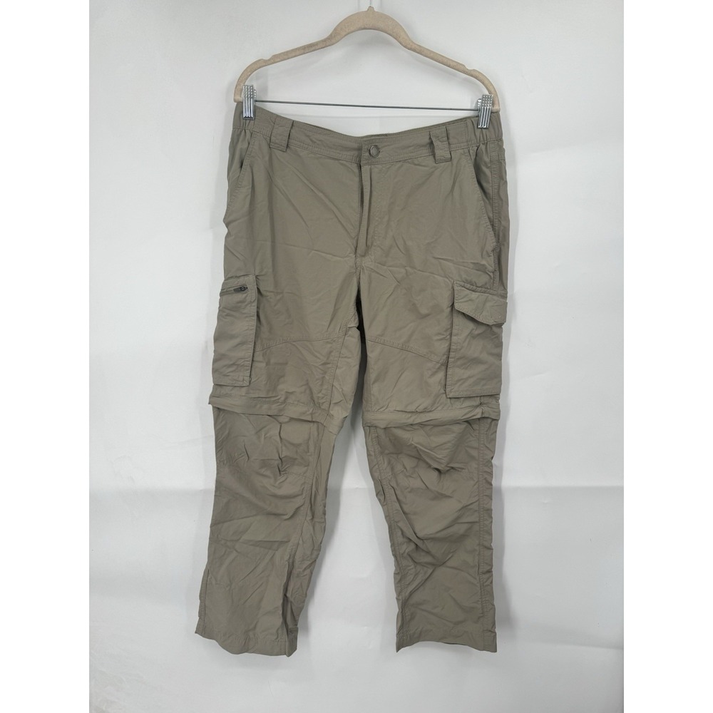 Columbia Convertible Outdoor Hiking Pants Men 34/30 Beige Gorpcore Camping‎